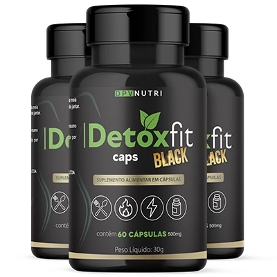 Detox Fit Caps Black original